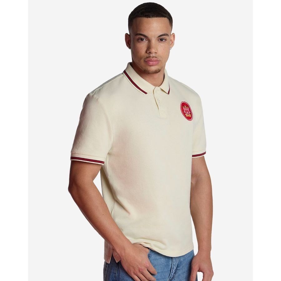 Liverpool Polo 1996/97 - Beige - Men's-SoccerKits Hub | Buy Soccer Jerseys Online